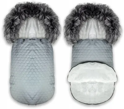 Produktbild von KiziaMizia Kinderwagen-Schlafsack 4-in-1 Minky Wasserdicht