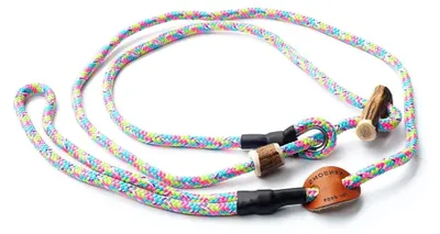 Produktbild von Retriever-Leine/Moxonleine Sporty-Style | robuste Hundeleine aus Tau mit Klemme und Halsbandfunktion | 6mm – griffig und wetterfest | Training, Alltag und Dummyarbeit