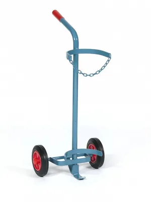 Produktbild von NIES Modellserie F1 Flaschenwagen für Chlorgas Ø 267, Variante:Mit Haltenocke und Luftreifen 260 mm