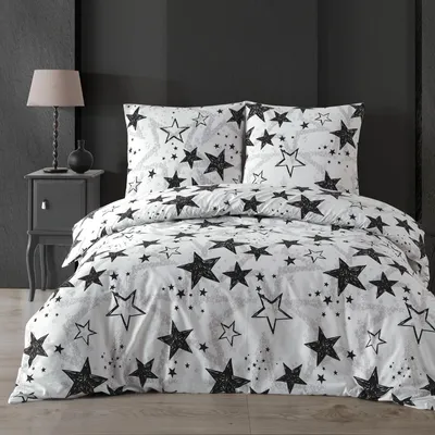 Produktbild von Buymax® Bettwäsche Bettbezug 135x200 cm, Kopfkissenbezug 80x80 cm 2 teilig Deckenbezug Set aus 100% Baumwolle Renforce mit Reissverschluss