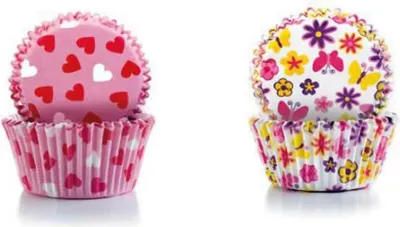 Produktbild von Set mit 100 Muffinformen Ibili-Backförmchen, Papier, 7,5x4 cm, mehrfarbig