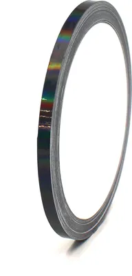 Produktbild von 10m Zierstreifen 3mm Hologramm Schwarz Dekorstreifen Auto Motorrad Boot Modellbau Klebestreifen