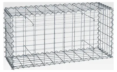 Produktbild von Gabionen in verschiedenen Größen erhältlich - Steingabionen, Steinkorb, Rundgabione, Gabionenwand, Drahtkorb, Mauer, Säulen 5x10 (100x50x30cm)