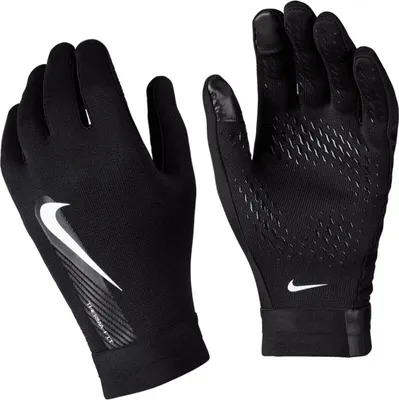 Produktbild von Nike Therma-Fit Academy Handschuhe Funktion - Schwarz / Weiß | Größe: M