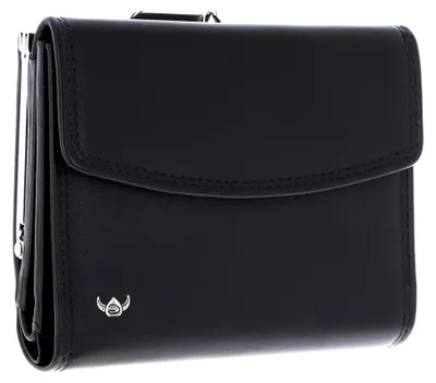 Produktbild von Leder Geldbörse Polo RFID Protect Bügelbörse 2123 Schwarz