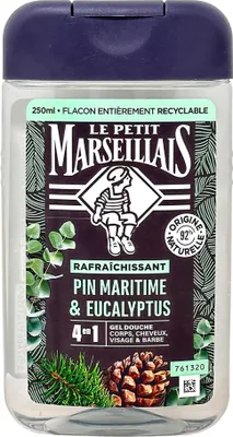 Produktbild von Le Petit Marseillais Herrenduschgel Seekiefer & Eukalyptus 250 ml aus Frankreich