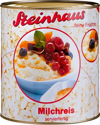 Image de Riz au lait Steinhaus prêt à servir chaud ou froid 2650ml