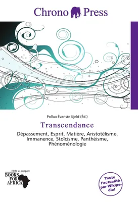 Produktbild von Transzendenz