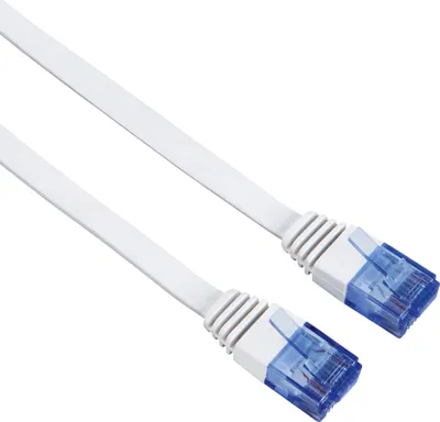 Image de HAMA Réseau de câbles CAT6 UTP plat blanc 5m