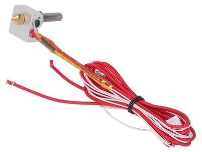 Obrázek produktu pro Hlava pro tiskovou hlavu 3D tiskárny, extruder MK8 s tryskou 0,4 mm pro materiály ABS a PLA