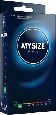 Immagine prodotto di Preservativi MY.SIZE Pro 47 mm - 10 pezzi