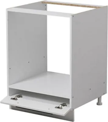 Produktbild von Dmora Küchenschrank Palmiano 60x55x82h cm Weiß, eine Schublade, ein Regal