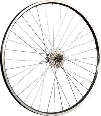 Produktbild von 28 Zoll Laufrad Hinterrad Hohlkammer Shimano Cues QC300 schwarz mit 7 fach Kassette