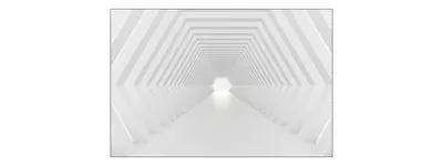 Produktbild von Muralo Fototapete 3D Effekt 135 (B) x 90 (H) cm Vlies Wand Tapete Tunnel Abstraktion Optische Täuschung 3D Optik Wohnzimmer Schlafzimmer moderne Wandbild