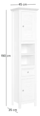 Produktbild von home24 Massiver Hochschrank - Kiefer