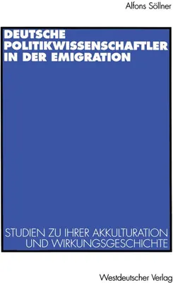 Produktbild von Deutsche Politikwissenschaftler in der Emigration