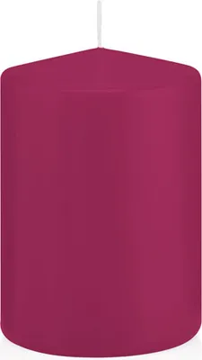 Produktbild von 12 Stumpen Kerzen Cardinal 10 x 6,8 cm (H X D) deutsche Marken Kerzen aus 100% Paraffin Wachs in er RAL Kerzen Qualität