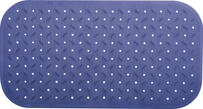 Produktbild von MSV Dusch-/Badeschutzmatte Bad - Gummi - blau - 36 x 65 cm