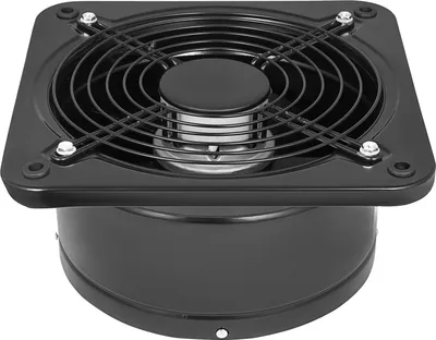 Obrázok produktu pre SucceBuy 10-palcový kovový axiálny odsávací ventilátor | Priemyselný ventilátor | Komerčný odsávač vzduchu | 250 MM | Odolný kov | Silný výkon