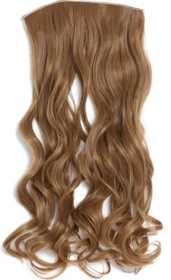 Produktbild von WIG ME UP Haarteil Extension breit 5 Clips wellig dunkles Blond YZF-3180-22