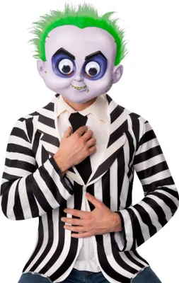 Obrázok produktu pre Maska Beetlejuice s vystrčenými očami - univerzálna veľkosť