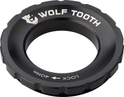 Image de Bague de blocage Centerlock, cannelure externe - noir