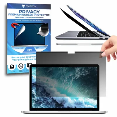 Zdjęcie produktu dla FILTR PRYWATYZUJĄCY na monitor - ochrona danych RODO - MacBook Pro, 16"