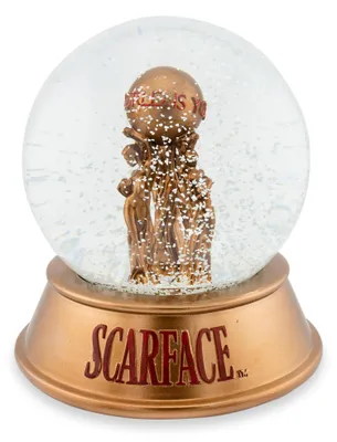 Scarface Schneekugel „Die Welt gehört dir“ 15 cm