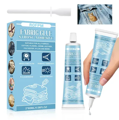 Image de Colle textile permanente, 120 ml