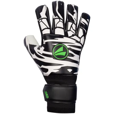 JAKO Unisex TW-Handschuh Animal Basic RC Protection schwarz/weiß/neongrün