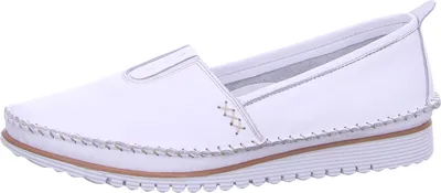 Produktbild von Andrea Conti Damen Slipper aus Leder mit Wechselsohle 1883656, Größe:40 EU, Farbe:Weiß