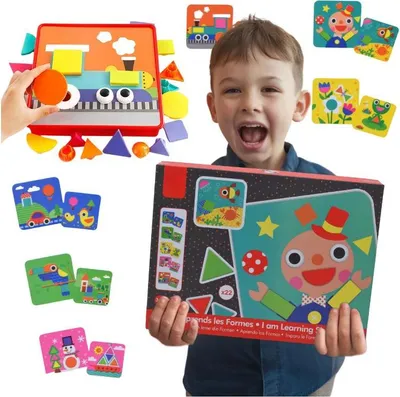 Immagine prodotto di Lolex | Piastra puzzle educativa - 25x20cm - Per bambini a partire da 3 anni - Giocattoli educativi - Giochi educativi interattivi