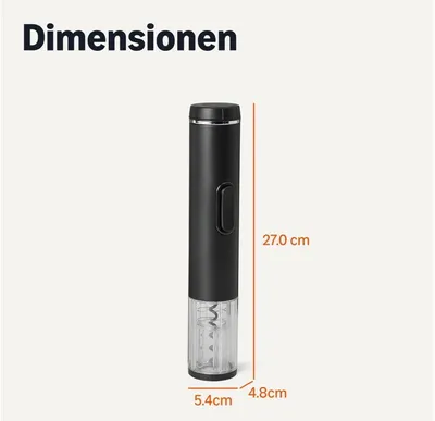 Image de Basics - Décapsuleur électrique avec coupe-capsule, sans fil, compatible Amazon, électrique