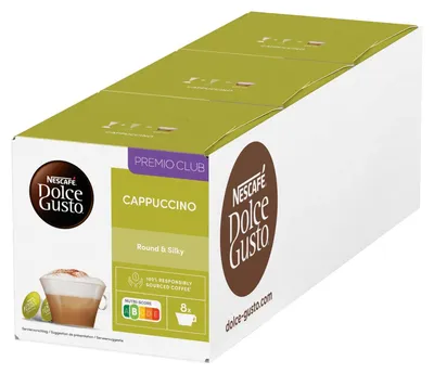 Produktbild von Nescafe Dolce Gusto Cappuccino (3x 16 Tassen)