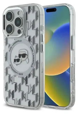 A clear product shot of a phone case with a phone inside, displayed on a light gray background.