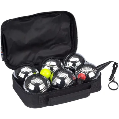Produktbild von Get & Go Spiel Boule-Set V 6 Kugeln Silbern 52JU-CHR-Uni
