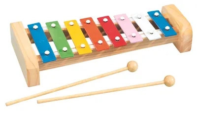 Produktbild von Simba My Music World Holzxylophon, Xylophon, Schlagspiel, Klangspiel, Kinder, Instrument, 27 cm, 106834783