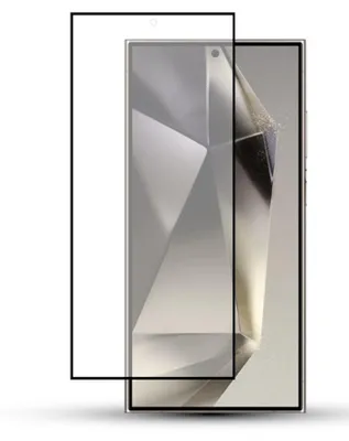 Obrázek produktu pro 1-balení Samsung S24 Ultra 5G Ochranné sklo na displej - Tvrzené sklo 9H - Super kvalita 3D