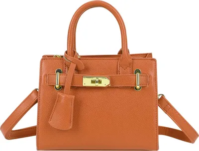 Produktbild von Gallantry, Handtasche Camélia für Damen mit abnehmbarem Schulterriemen, Braun
