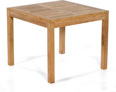 Produktbild von SunnySmart Wellington Teakholz-Gartentisch Holztisch Loungetisch Tisch 90x90 cm