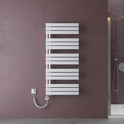 Produktbild von doporro Heizkörper Bad Handtuchheizkörper 131x60cm Badezimmer Badheizkörper Badheizung Handtuchtrockner Handtuchwärmer Weiß mit Heizstab 600w