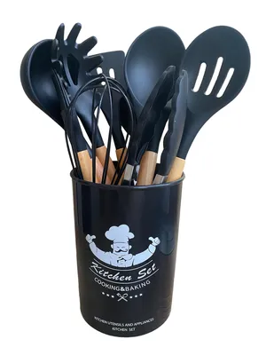 Obrázek produktu pro HUKA HK-01 Sada kuchyňských pomůcek, černá