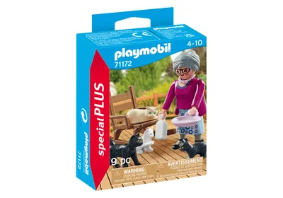 Produktbild von Special Plus Figurenset 71172 Großmutter mit Kätzchen