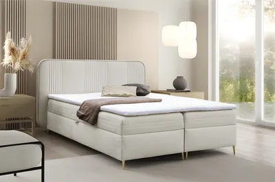 Produktbild von Polsterbett Bett Komfortbett Designbett Doppelbett 200x200 Schlafzimmerbetten