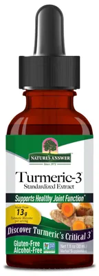 Obrázek produktu pro Nature's Answer Turmeric-3, extrakt z kurkumy, 30 ml