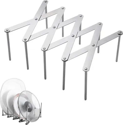 Produktbild von Verstellbare Spareribs Halter - Edelstahl - 1 Stück