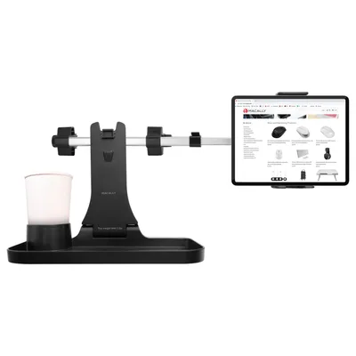Obrázok produktu pre Macally HRMOUNTPROTRAY, držiak do auta na opierku hlavy s tabletom pre všetky tablety so šírkou do 25 cm