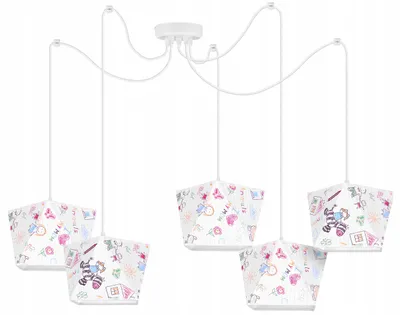 Produktbild von Loft Hängelampe Deckenlampe Kronleuchter Spinnenlampe Lampenschirm – Pendelleuchte Wohnzimmer Modern Design