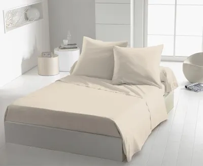 Zdjęcie produktu dla Prześcieradło bez gumki Home Linge Passion HP72097, Mikrofibra, 240 x 300 cm, Beżowo-kość słoniowa, 82 g