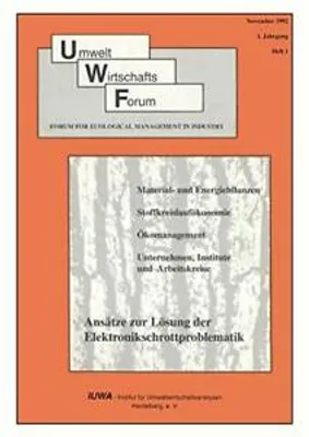 Obrázek produktu pro Umwelt Wirtschafts Forum